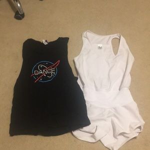 my adult small/child large dancewear collection